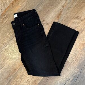 Zara Black Ankle Cropped Jeans